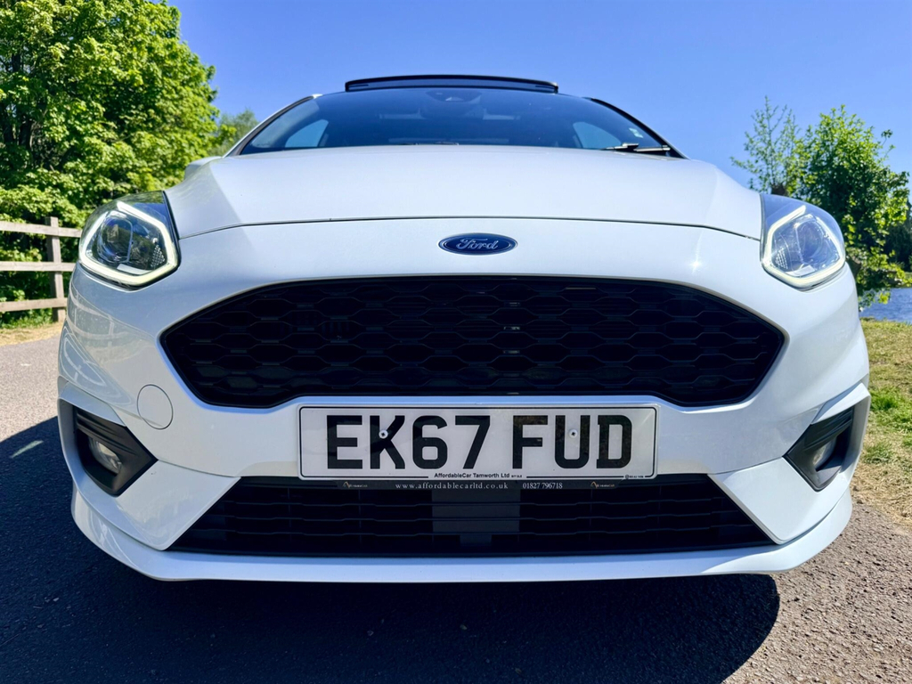 Ford Fiesta 1.0T Ecoboost St-line X Euro 6 Ss EK67FUD White #5
