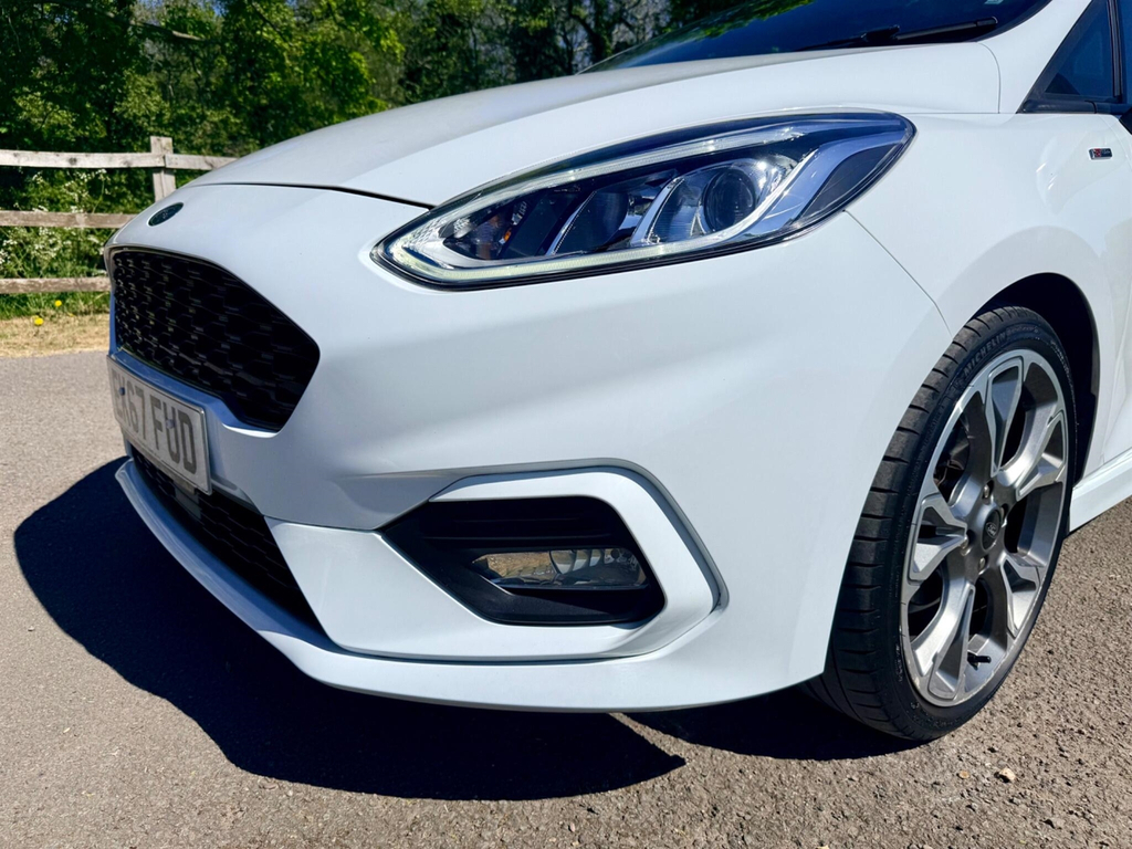 Ford Fiesta 1.0T Ecoboost St-line X Euro 6 Ss EK67FUD White #6