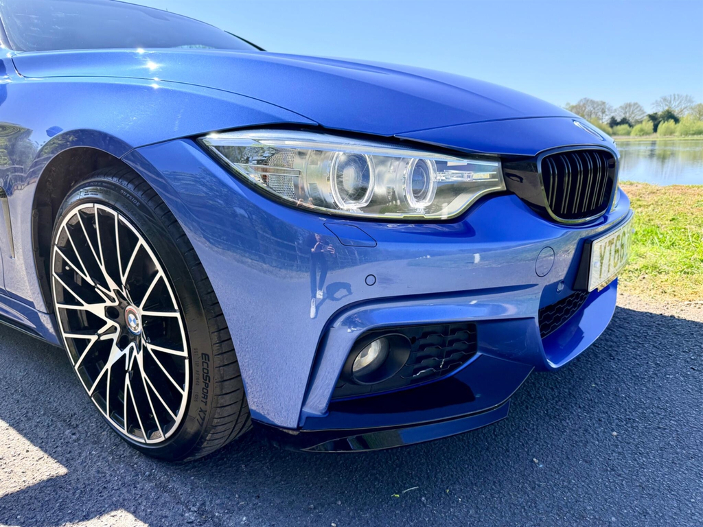 BMW 4 Series 2.0 M Sport Euro 6 Ss YT66YBG Blue #3