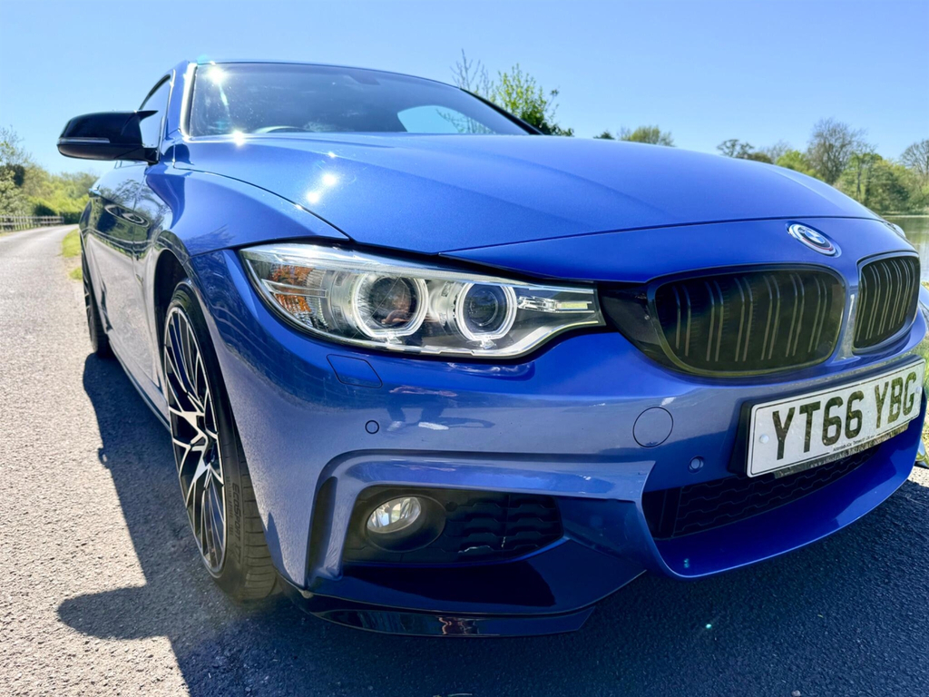 BMW 4 Series 2.0 M Sport Euro 6 Ss YT66YBG Blue #2