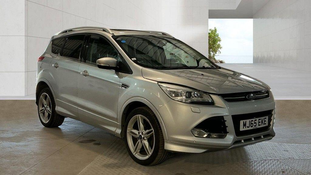 Ford Kuga 2.0 Tdci Titanium X Suv Awd Euro MJ65EKE Silver #2
