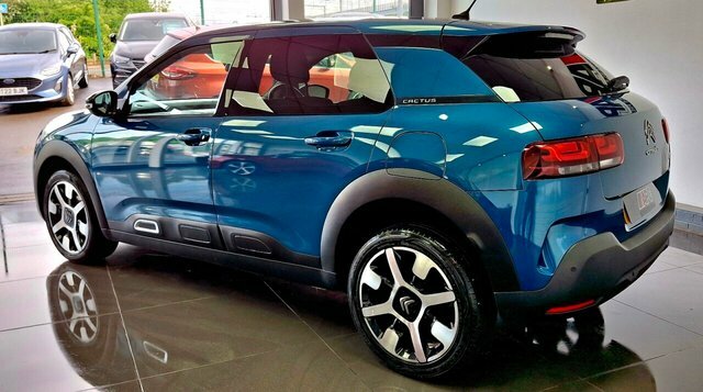 Citroen C4 Cactus 2018 1.2 Puretech Gpf Flair Hatchback M DG68SZW Blue #3