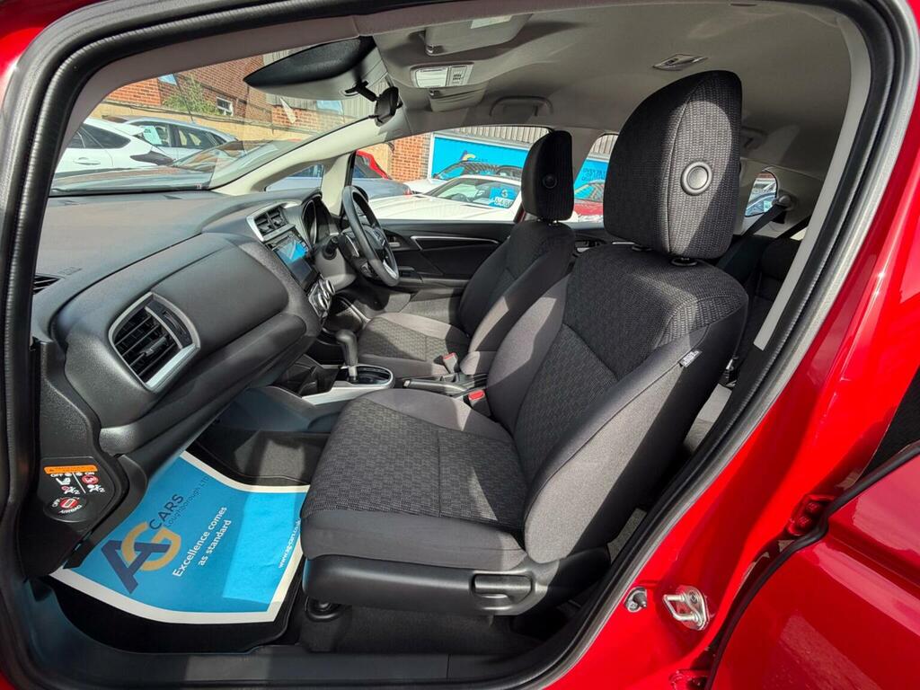 Honda Jazz Hatchback 1.3 I-vtec Se Navi Cvt Euro 6 Ss VK16NXX Red #3