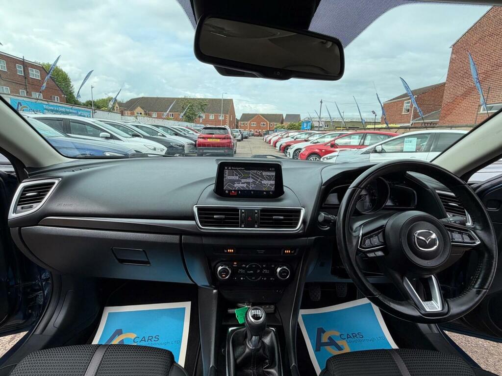 Mazda 3 Hatchback 2.0 Skyactiv-g Sport Nav Euro 6 Ss MT17UNX Blue #2
