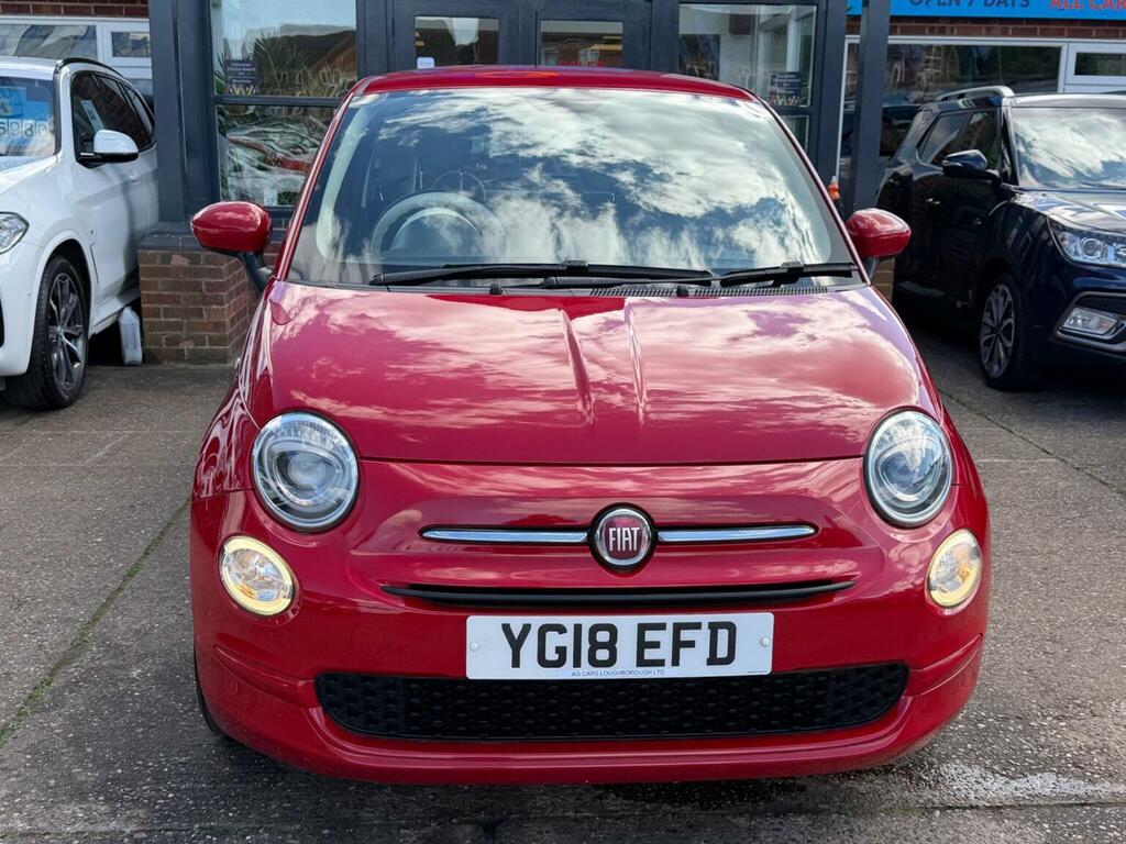 Fiat 500 Hatchback 1.2 Eco Pop Star Euro 6 Ss 2018 YG18EFD Red #6