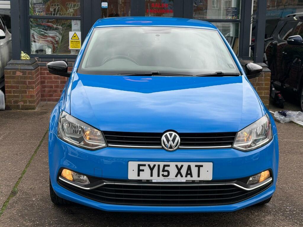 Volkswagen Polo Hatchback 1.0 Bluemotion Tech Se Design Euro 6 S FY15XAT Blue #6