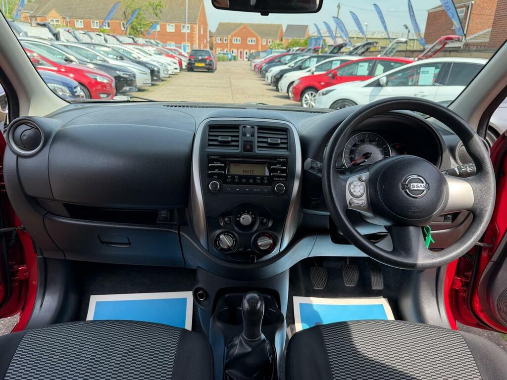 Nissan Micra Hatchback 1.2 Visia Euro 5 201464 YY64FEG Red #2
