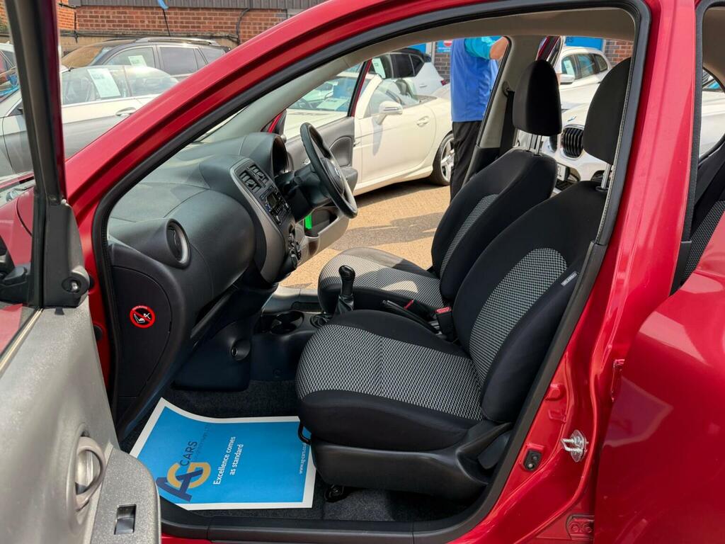 Nissan Micra Hatchback 1.2 Visia Euro 5 201464 YY64FEG Red #4