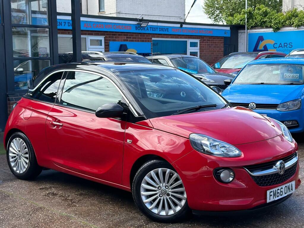 Vauxhall Adam Hatchback 1.2I Glam Euro 6 201766 Red