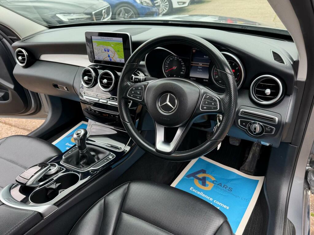 Mercedes-Benz C Class Saloon 2.0 C200 Sport Euro 6 Ss 201414 Silver #3