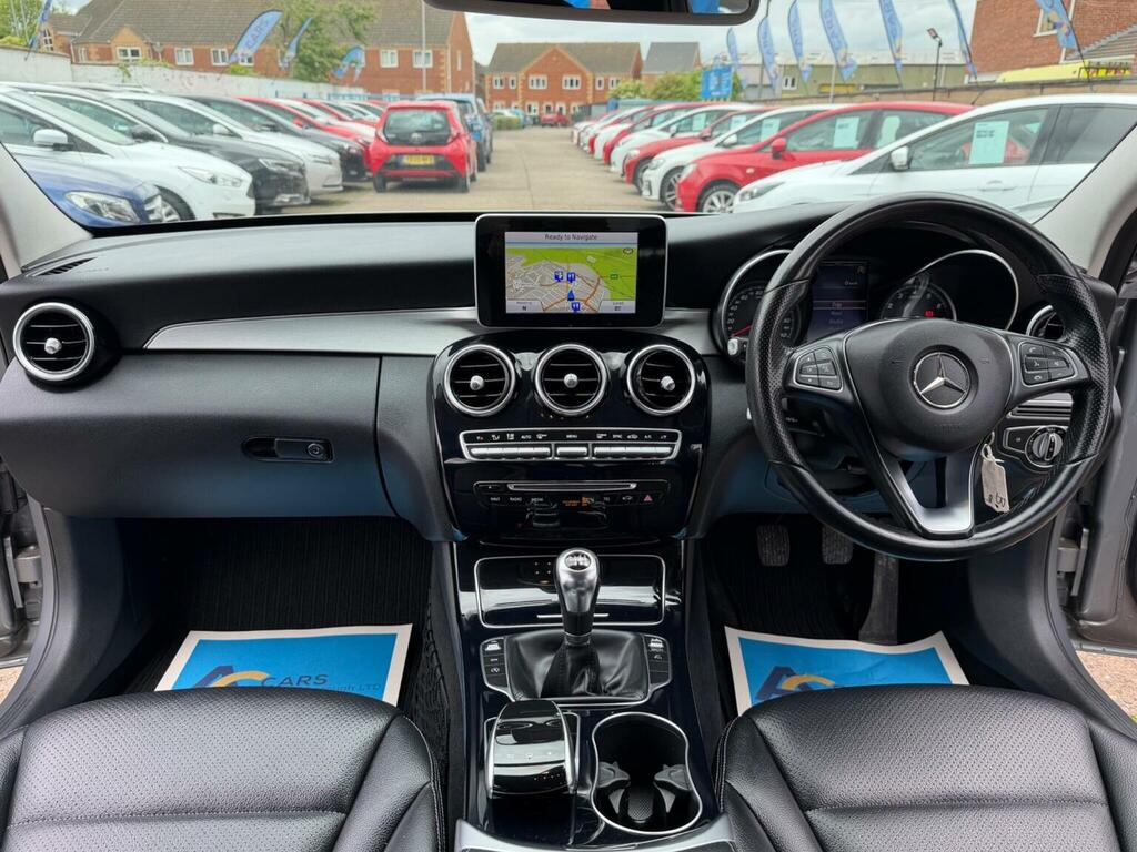 Mercedes-Benz C Class Saloon 2.0 C200 Sport Euro 6 Ss 201414 Silver #2