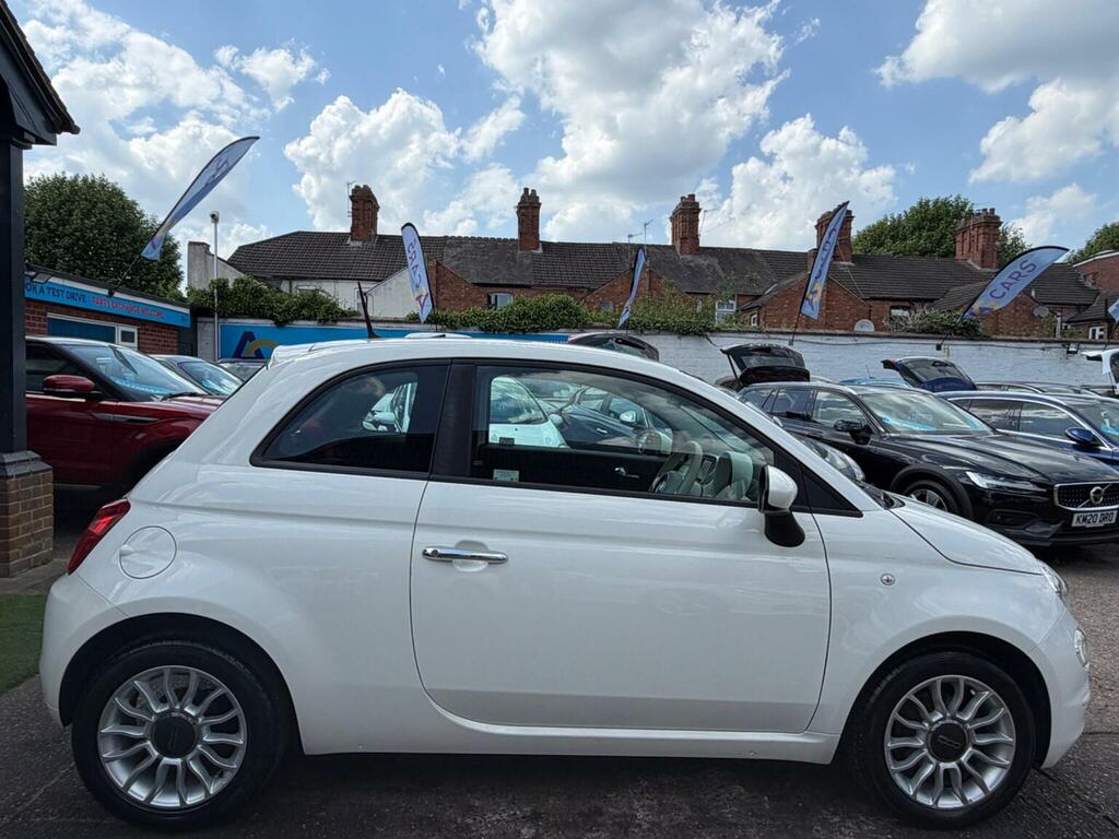 Fiat 500 Hatchback 1.2 Eco Pop Star Euro 6 Ss 2018 KO67LVB White #6