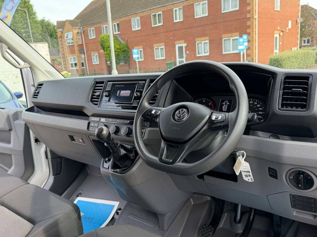 Volkswagen Crafter Panel Van 2.0 Tdi Cr35 Trendline Fwd Lwb High Roof RJ72XXK White #4