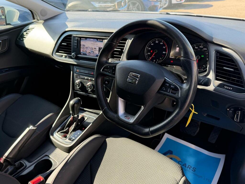 Seat Leon Hatchback 1.8 Tsi Fr Dsg Euro 6 Ss 201464 White #4