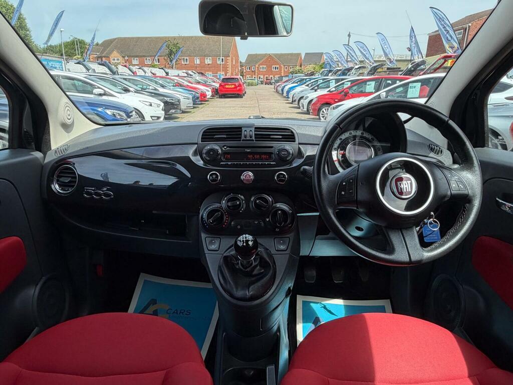 Fiat 500 Hatchback 1.2 Pop Euro 5 Ss 201261 SM61NLV Black #2