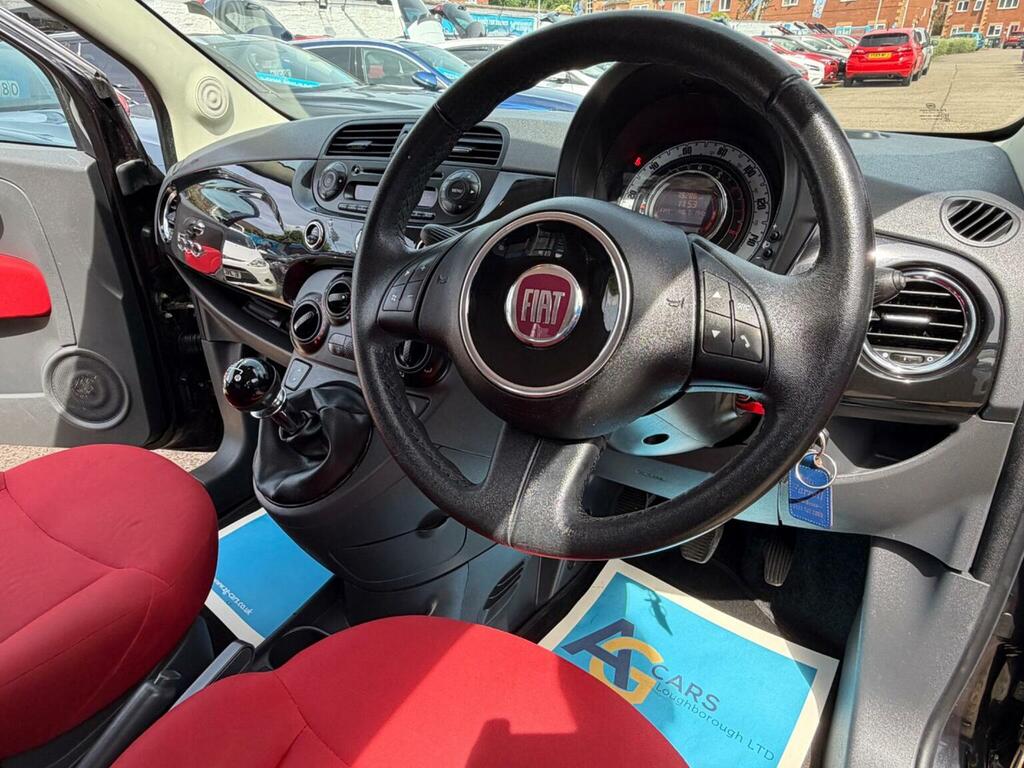 Fiat 500 Hatchback 1.2 Pop Euro 5 Ss 201261 SM61NLV Black #3