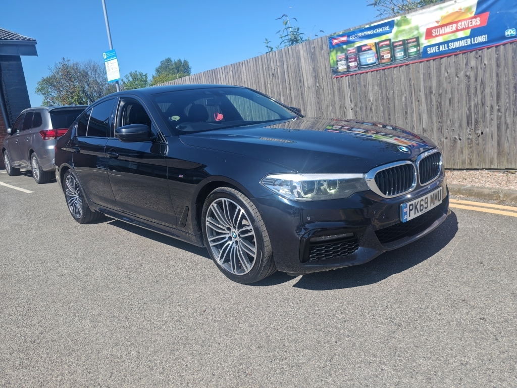 BMW 5 Series 2.0 520D M Sport PK69MMU Black #2