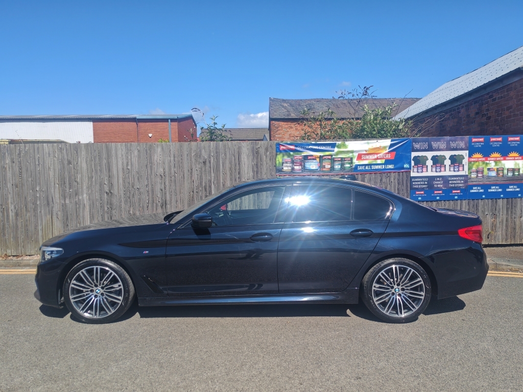 BMW 5 Series 2.0 520D M Sport PK69MMU Black #6