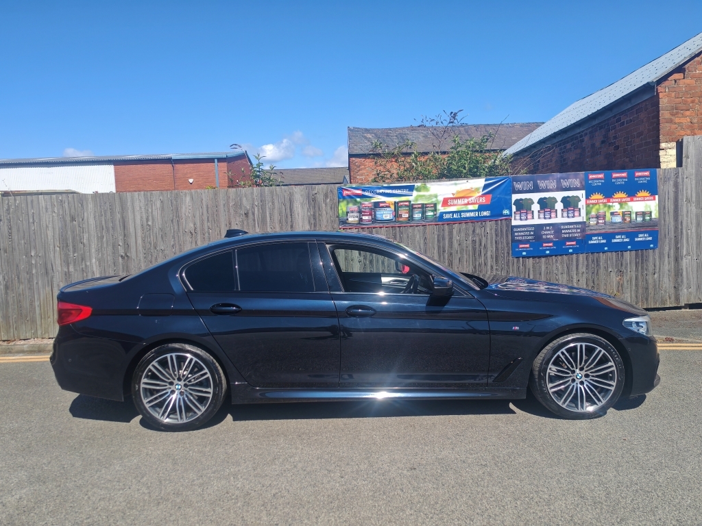 BMW 5 Series 2.0 520D M Sport PK69MMU Black #5