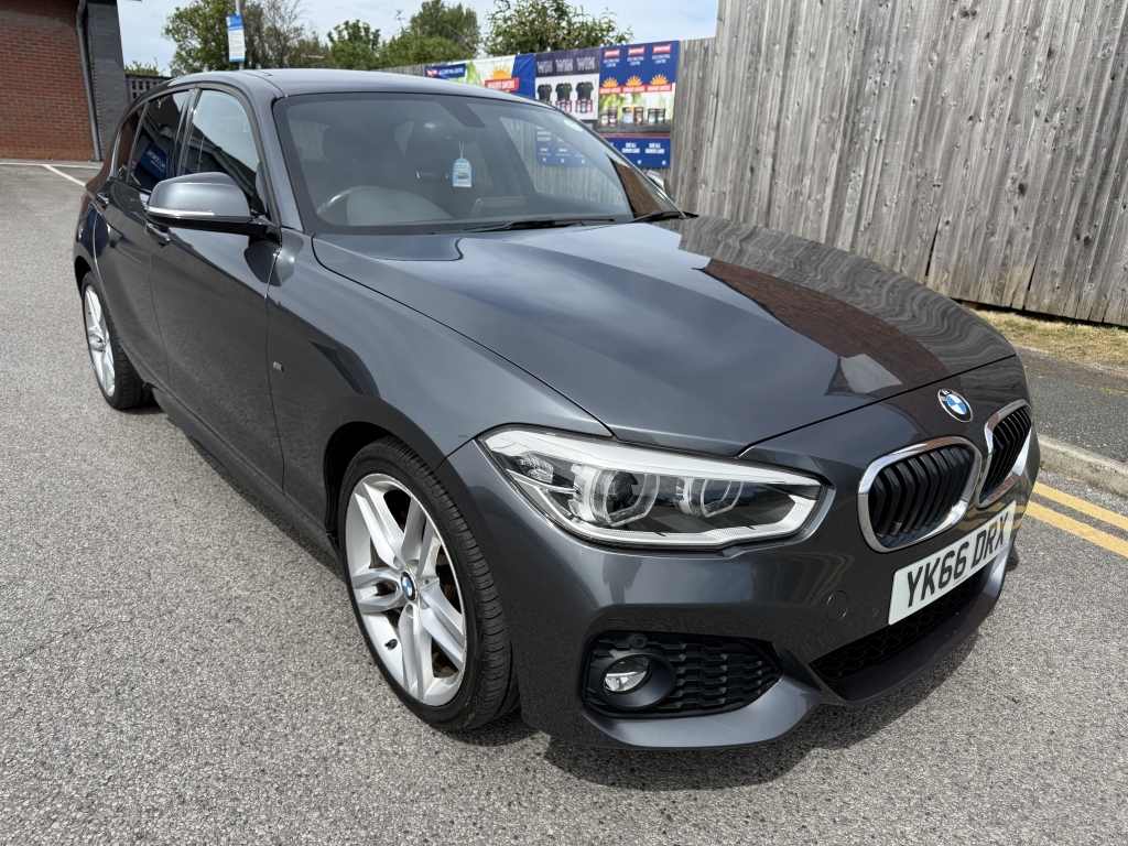 BMW 1 Series 2.0 120D Xdrive M Sport YK66DRX Grey #2