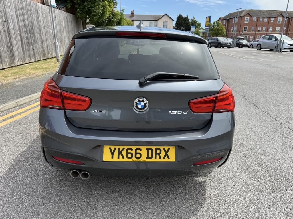 BMW 1 Series 2.0 120D Xdrive M Sport YK66DRX Grey #6