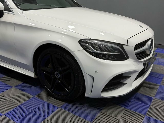 Mercedes-Benz C Class 2018 1.5 C200 Mhev Amg Line Cabriolet G WG68AHL White #3