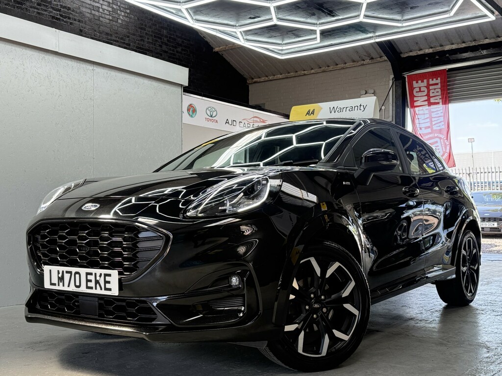 Ford Puma Suv 1.0 T Ecoboost Mhev St-line X Apply For Finan Black