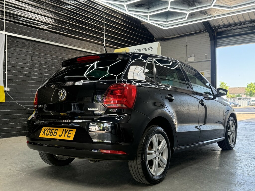 Volkswagen Polo Hatchback 1.0 Bluemotion Tech Match Apply For Fin KO66JYE Black #4