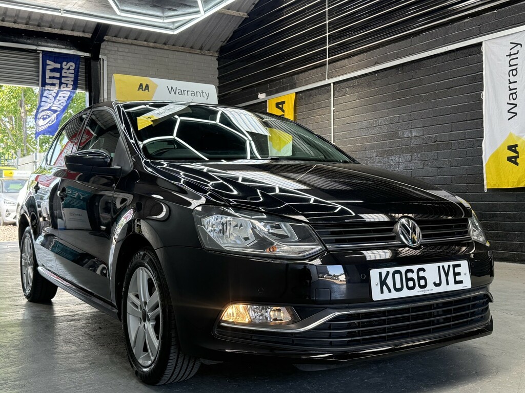 Volkswagen Polo Hatchback 1.0 Bluemotion Tech Match Apply For Fin KO66JYE Black #5