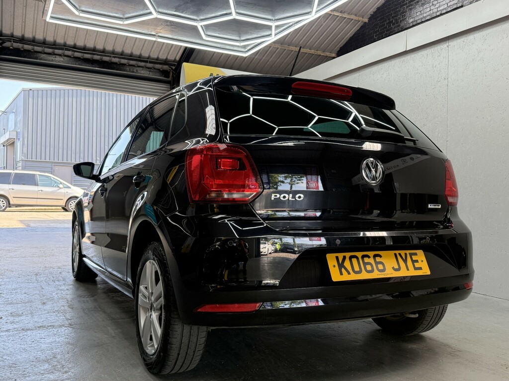 Volkswagen Polo Hatchback 1.0 Bluemotion Tech Match Apply For Fin KO66JYE Black #2