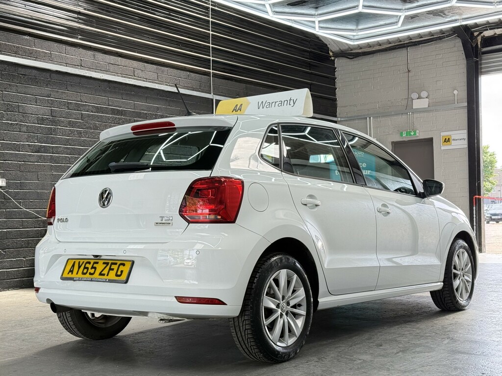 Volkswagen Polo Hatchback 1.2 Tsi Bluemotion Tech Se Apply For Fi AY65ZFG White #5