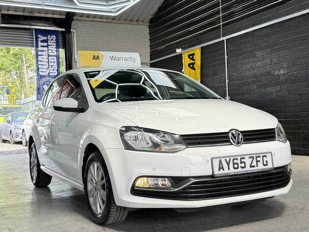 Volkswagen Polo Hatchback 1.2 Tsi Bluemotion Tech Se Apply For Fi AY65ZFG White #6