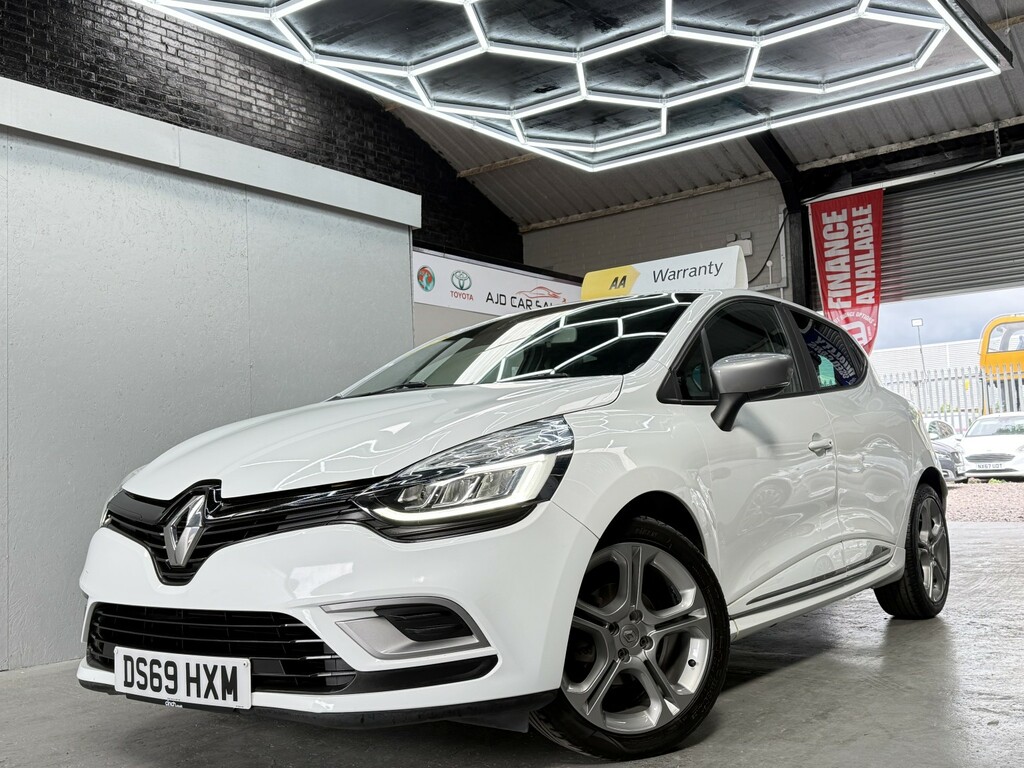 Renault Clio Hatchback 0.9 Gt Line Tce 90 My18 Apply For Finan White