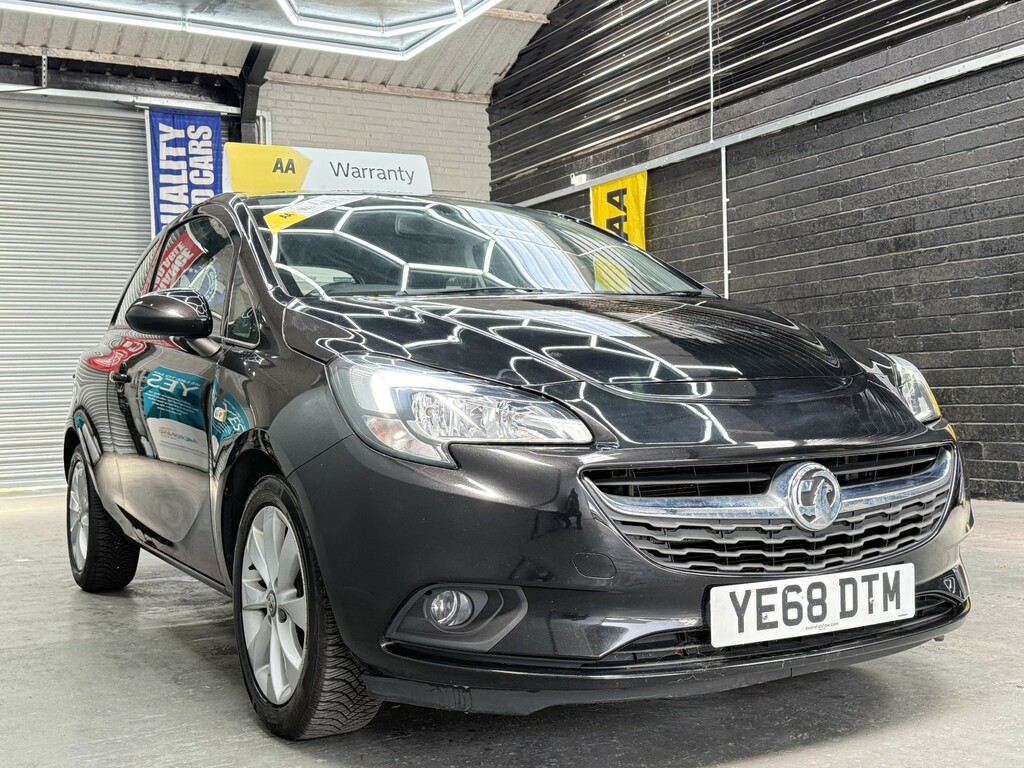 Vauxhall Corsa Hatchback 1.4 I Ecotec Energy Apply For Finance O YE68DTM Black #6