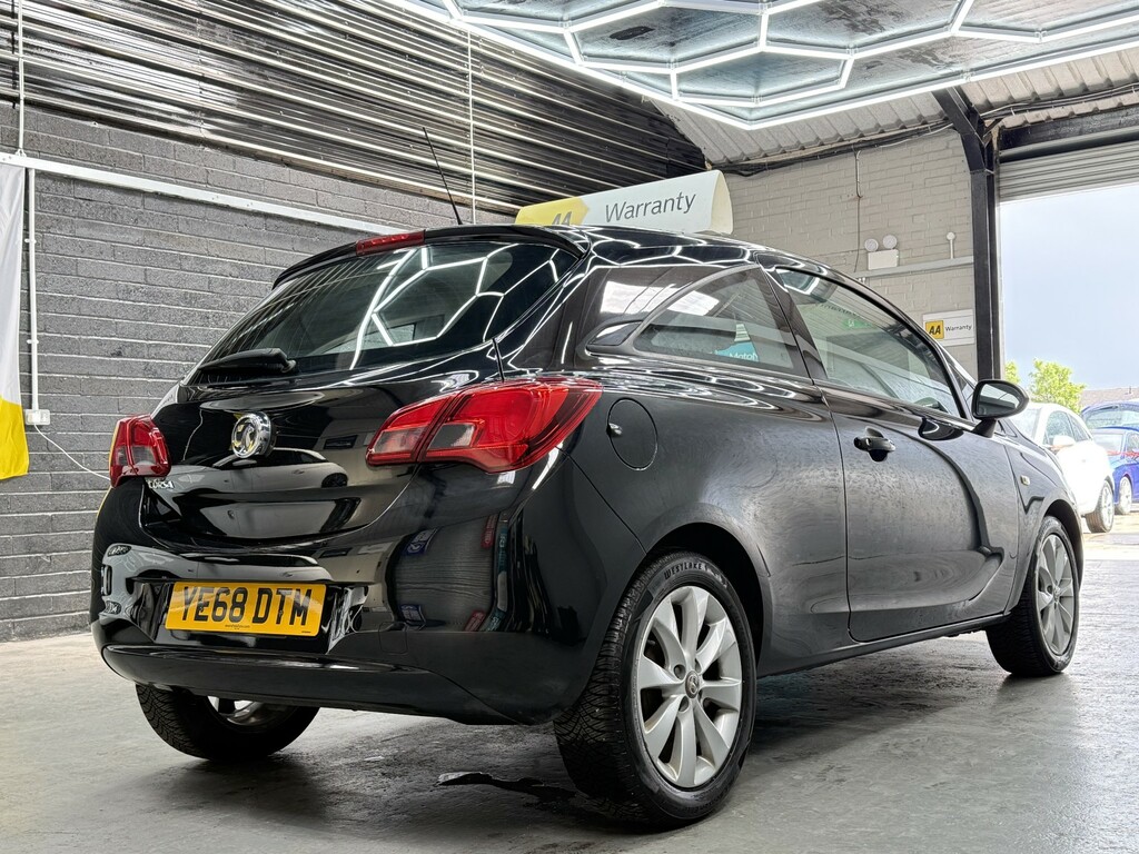 Vauxhall Corsa Hatchback 1.4 I Ecotec Energy Apply For Finance O YE68DTM Black #5