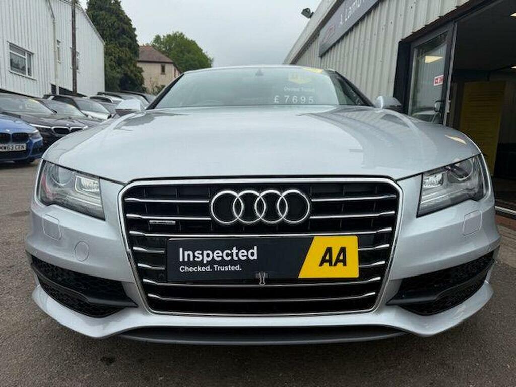 Audi A7 Hatchback 3.0 Tdi V6 S Line Sportback S Tronic Qua CU63XWA Silver #3
