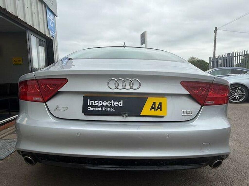 Audi A7 Hatchback 3.0 Tdi V6 S Line Sportback S Tronic Qua CU63XWA Silver #6
