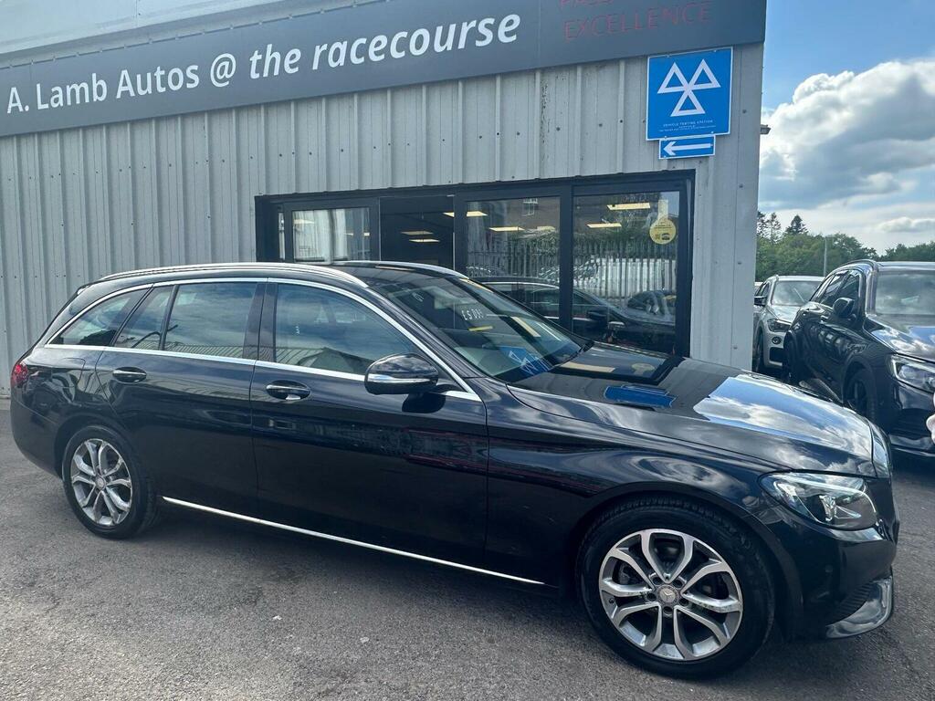 Mercedes-Benz C Class Estate 2.0 C200 Sport 7G-tronic Euro 6 Ss WU15NBE Black #5