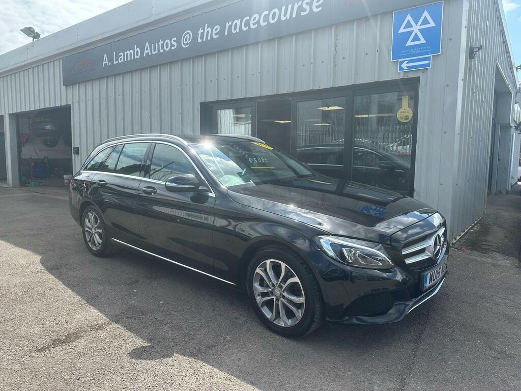 Mercedes-Benz C Class Estate 2.0 C200 Sport 7G-tronic Euro 6 Ss WU15NBE Black #4