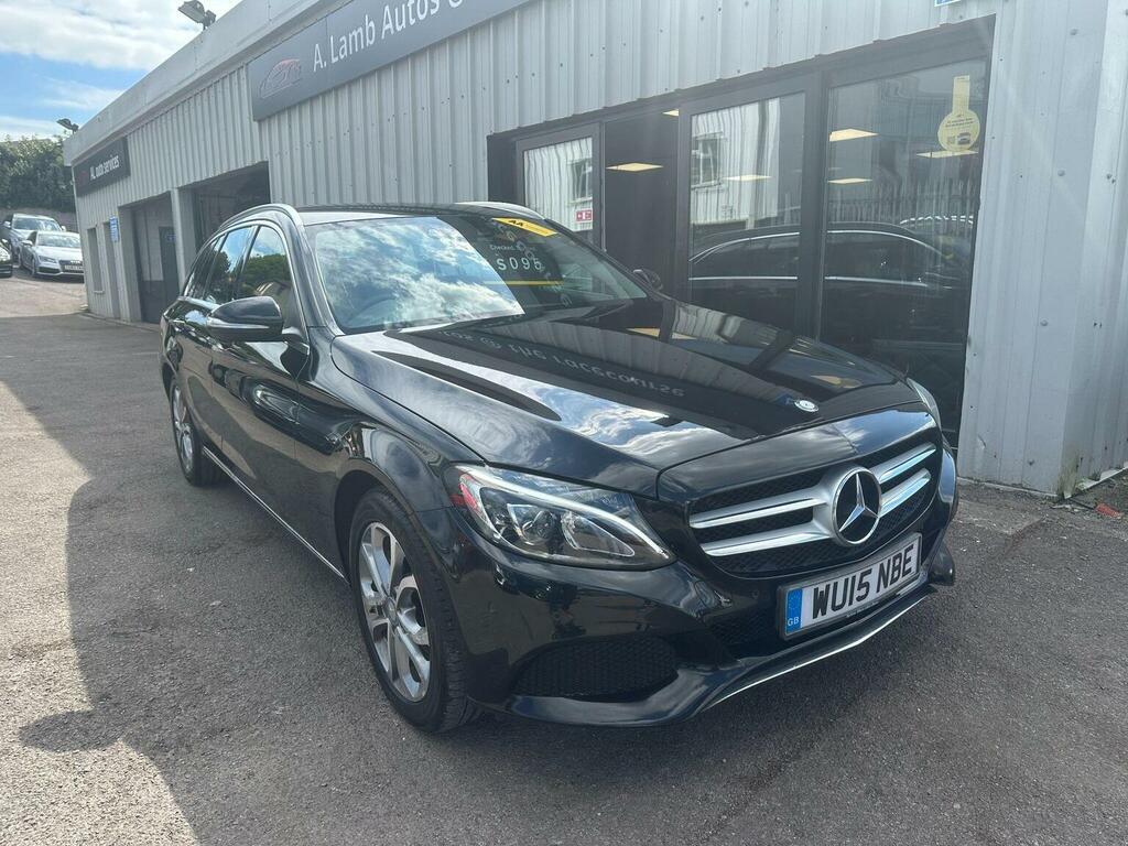 Mercedes-Benz C Class Estate 2.0 C200 Sport 7G-tronic Euro 6 Ss WU15NBE Black #2