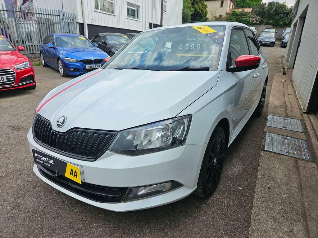 Skoda Fabia Hatchback 1.0 Tsi Redline Euro 6 Ss 20186 AK67WHX White #3