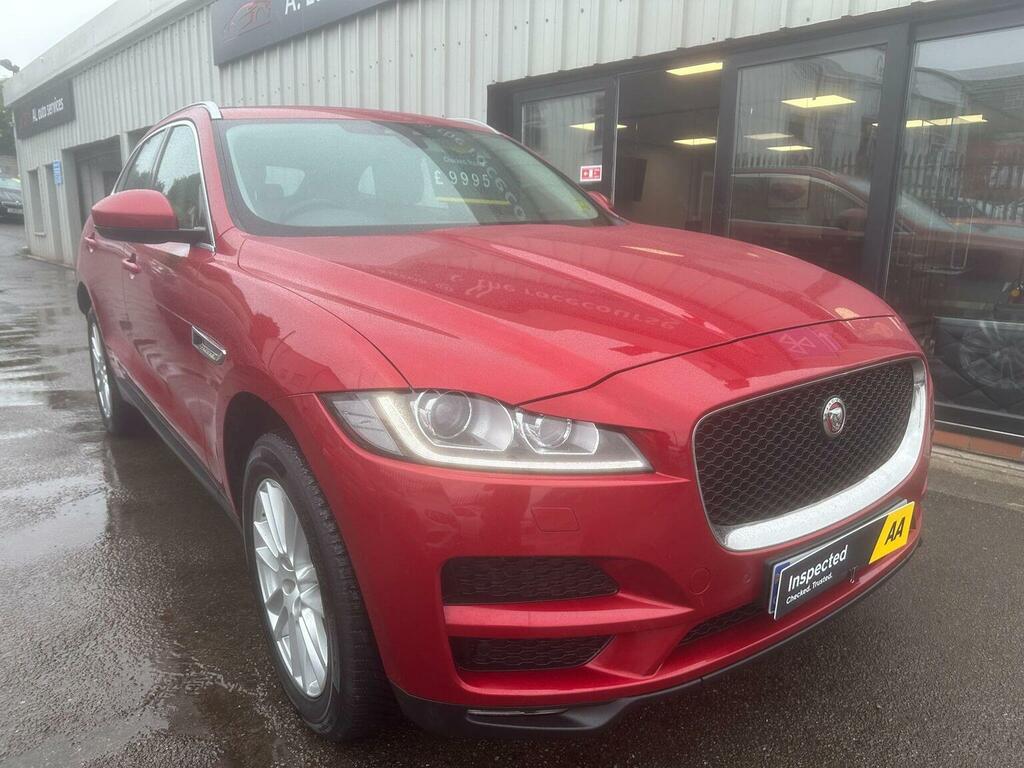 Jaguar F-Pace Suv 2.0 D180 Portfolio Awd Euro 6 Ss WD67OOA Red #2