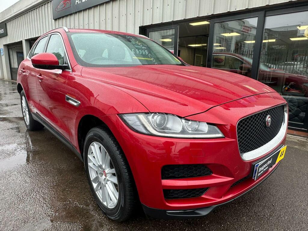 Jaguar F-Pace Suv 2.0 D180 Portfolio Awd Euro 6 Ss Red