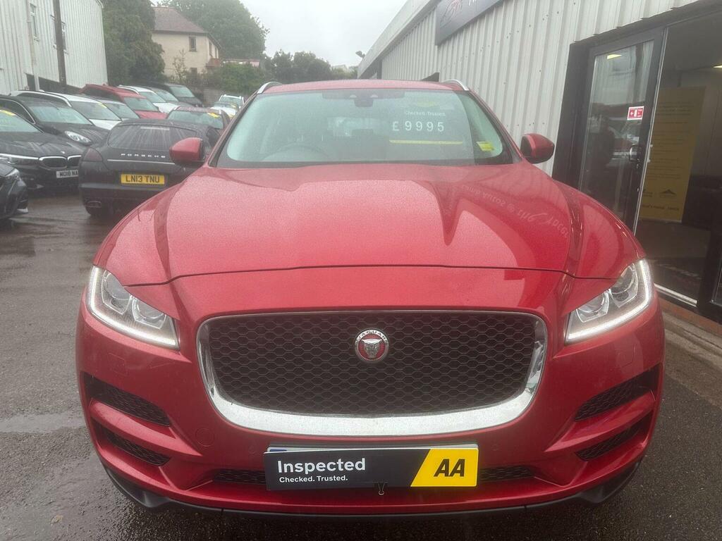 Jaguar F-Pace Suv 2.0 D180 Portfolio Awd Euro 6 Ss WD67OOA Red #3