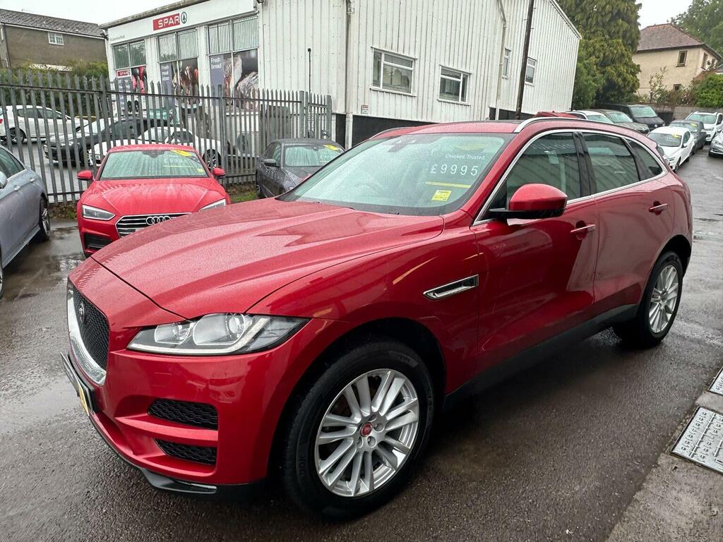 Jaguar F-Pace Suv 2.0 D180 Portfolio Awd Euro 6 Ss WD67OOA Red #4