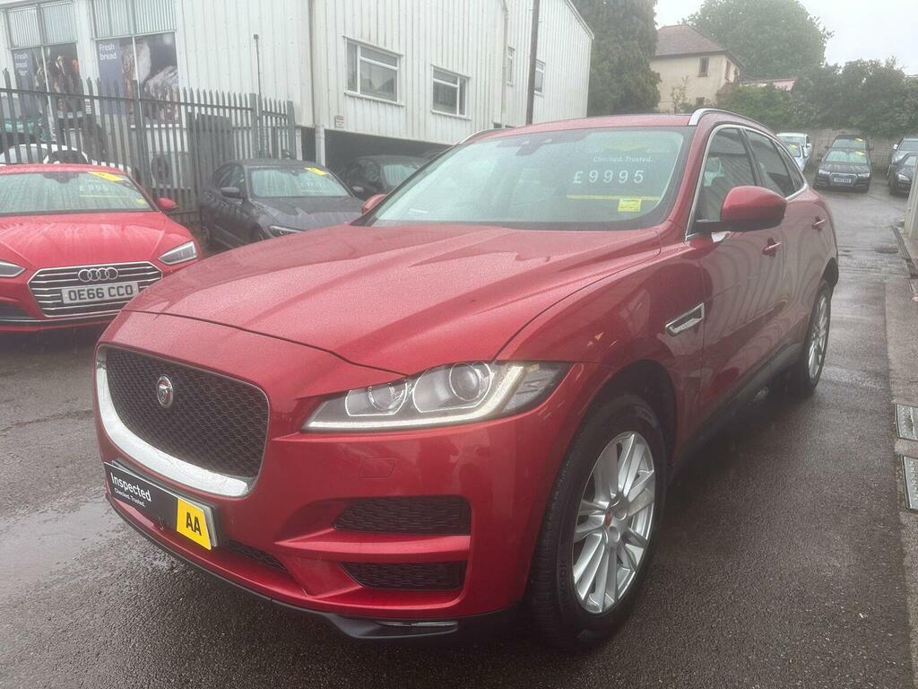 Jaguar F-Pace Suv 2.0 D180 Portfolio Awd Euro 6 Ss WD67OOA Red #5