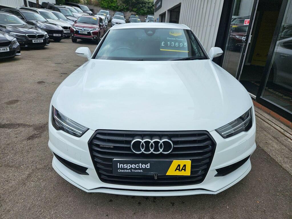Audi A7 Hatchback 3.0 Tdi V6 Black Edition Sportback S Tro GV16WYR White #2