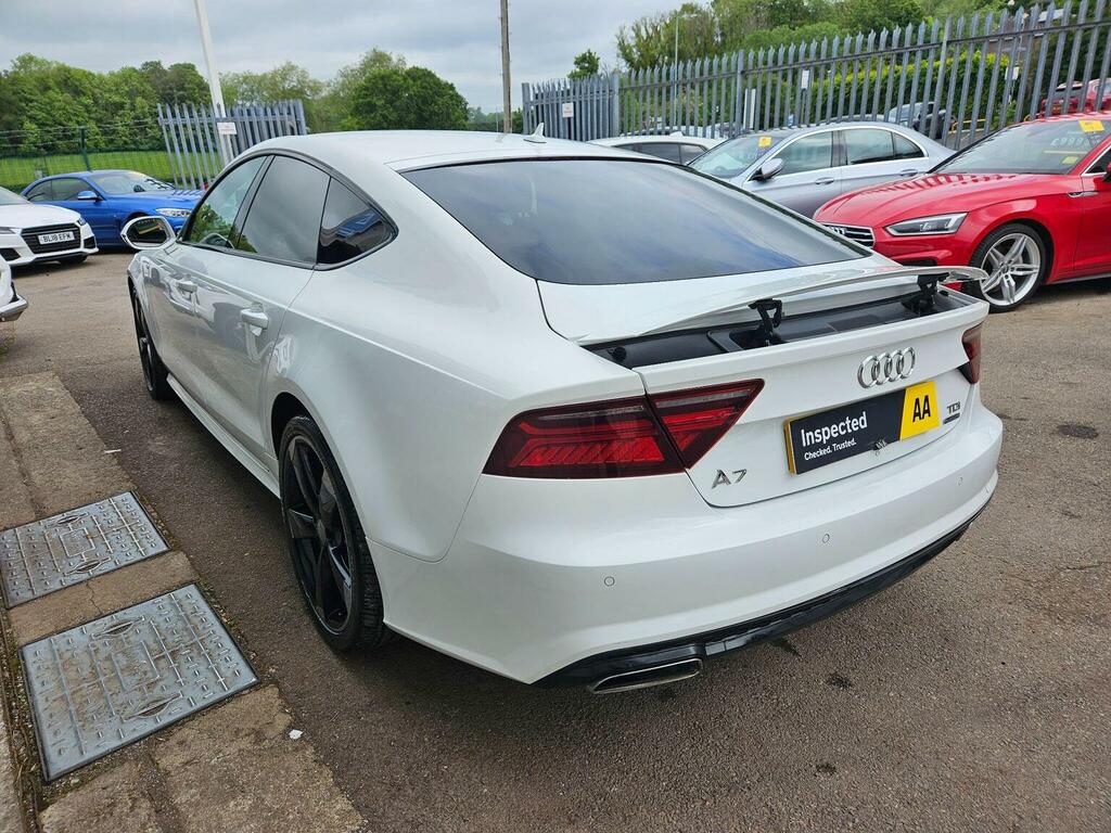 Audi A7 Hatchback 3.0 Tdi V6 Black Edition Sportback S Tro GV16WYR White #6