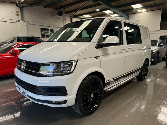 Volkswagen Transporter 2017 2.0 Tdi T32 Bluemotion Tech Highline Kombi Do YT67HRJ White #2