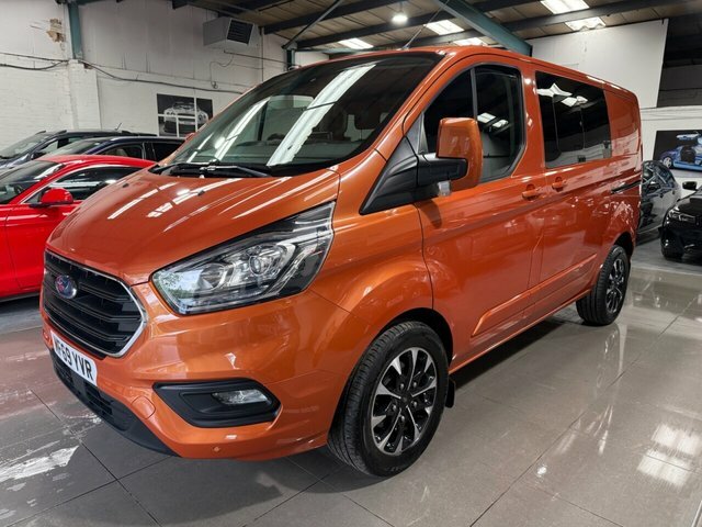 Ford Transit Custom 2019 2.0 320 Ecoblue Limited Crew Van Double Cab 5 Orange #2